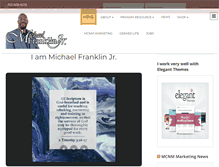 Tablet Screenshot of michaelfranklinjr.com